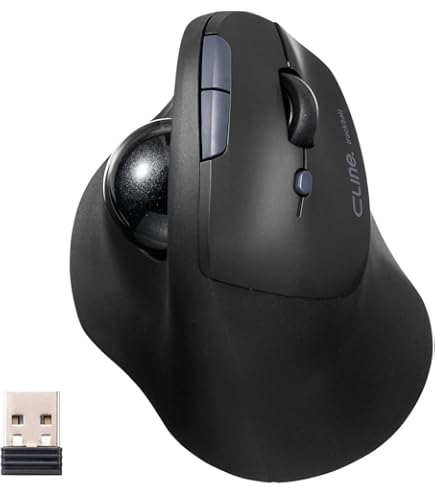 Amazon.co.jp: Digio2 マウス 無線 トラックボール 5ボタン 光学式